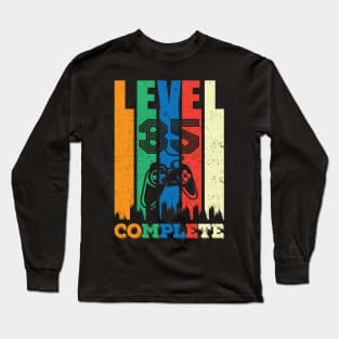 35th Birthday Level 35 Complete Gamer Gift Long Sleeve T-Shirt